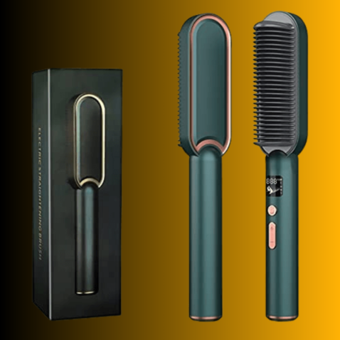 Electric Professional Hair Straightening Brush In Pakistan