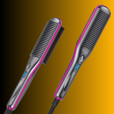 Electric Professional Hair Straightening Brush In Pakistan