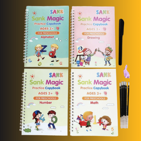 4 piece set magic book in pakistan